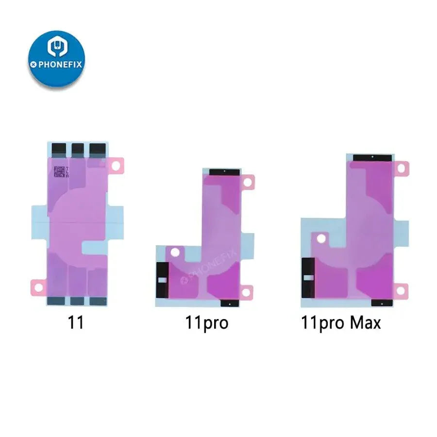 Battery sticker heat sink tape for iPhone battery replacement, PhoneFix repair part, adhesive heat sink tape for iPhone repair.