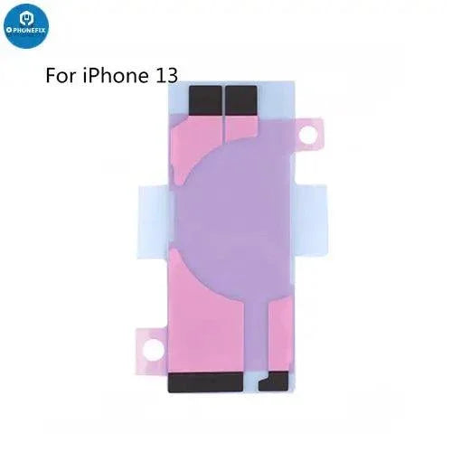 PhoneFix battery sticker heat sink tape for iPhone repair, replacement part for effective battery heat management.