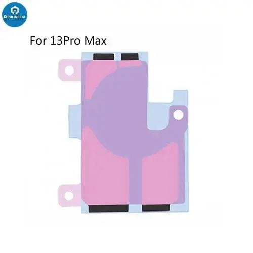 PhoneFix battery sticker heat sink tape for iPhone battery replacement, heat sink and thermal tape for repairing iPhone models.