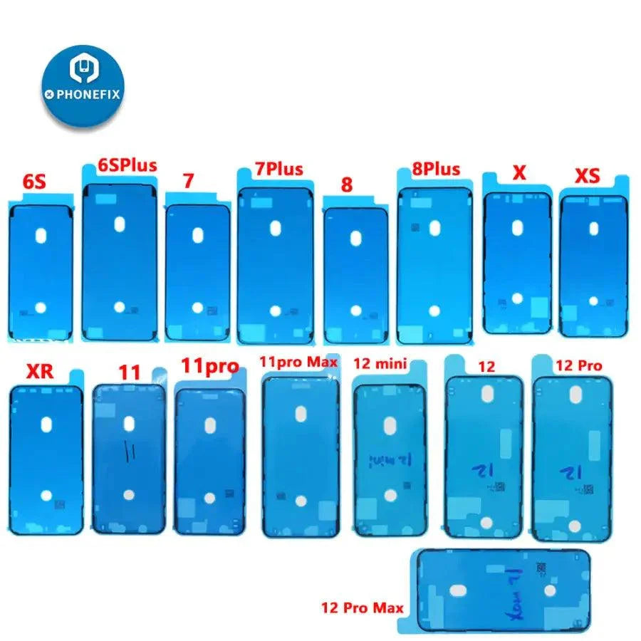 iPhone LCD adhesive waterproof sticker for screen replacement, from PHONEFIX, used in iPhone battery repair parts.