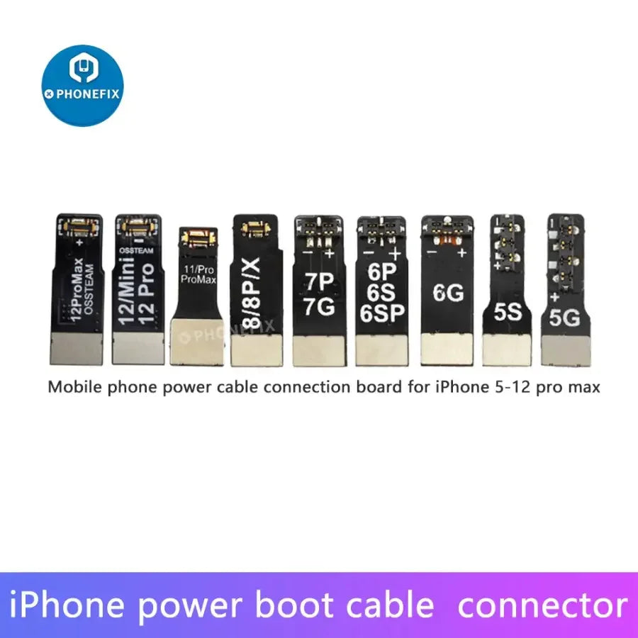 QianLi iPower battery buckle power connector for iPhone 7-15 Pro Max, replacement part for battery repair, from PHONEFIX.