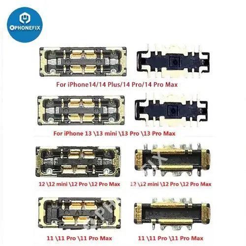PHONEFIX battery FPC connector port replacement for iPhone series, repair part for battery connection repair.