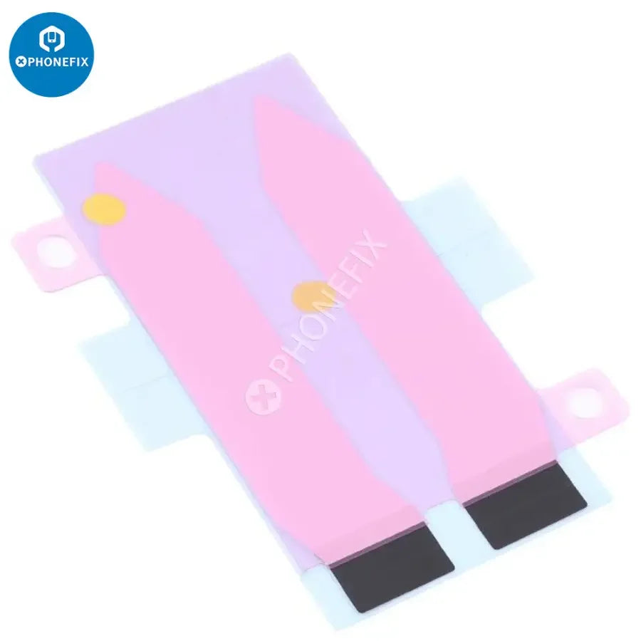 PhoneFix battery adhesive sticker for iPhone 14, 14 Plus, 14 Pro, and 14 Pro Max battery replacement parts.