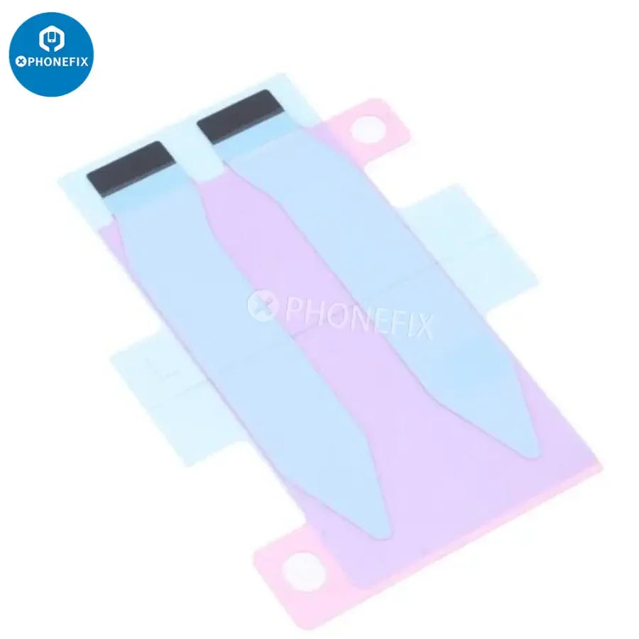 PhoneFix battery adhesive sticker for iPhone 14, 14 Plus, 14 Pro, and 14 Pro Max battery replacement parts, adhesive for secure installation.