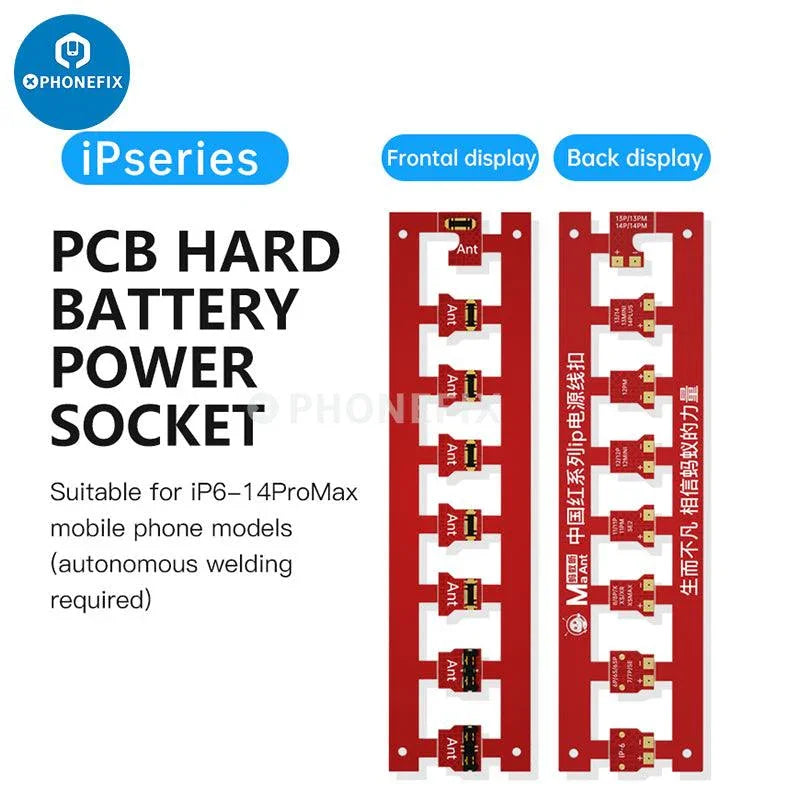 Maant Battery Power Buckle Cable for Android and iPhone 6 to 14 Pro Max, replacement part for phone battery connections.