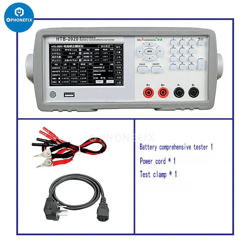 PhoneFix lithium battery internal resistance and capacity tester, a precision tool for testing battery health and performance.