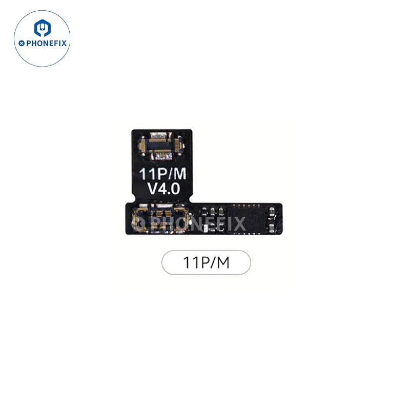 PHONEFIX JCID 4th Gen Tag-on Battery Repair FPC for iPhone 11-16 Pro Max, battery tester tool with connector and circuitry components.