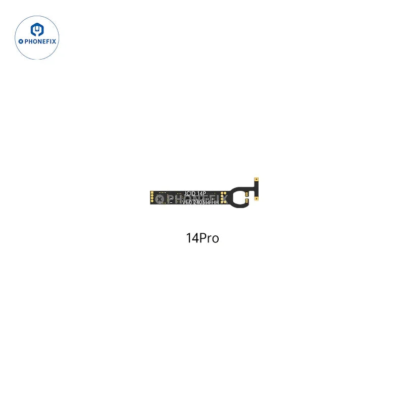 PHONEFIX iPhone 11-14 Pro Max built-in battery repair flex cable and tester tool for battery diagnostics and repair.