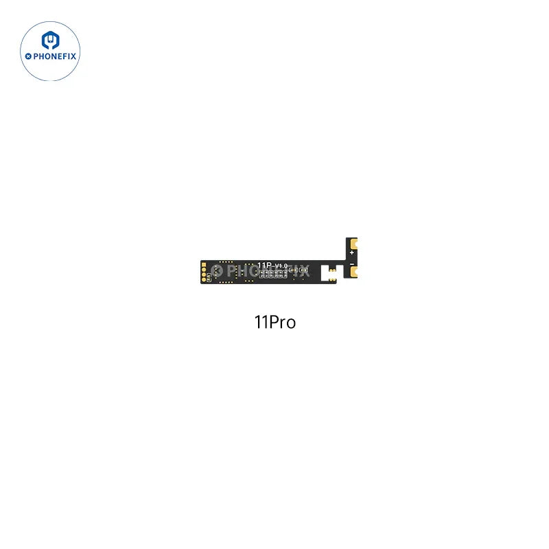 PHONEFIX iPhone 11-14 Pro Max built-in battery repair flex cable for testing and repair of iPhone batteries.