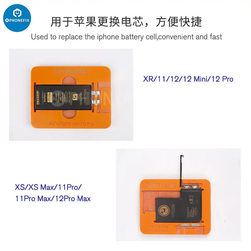 Dispositif de soudage de batterie PHONEFIX B-FIX pour iPhone X à 12 Pro Max, utilisé comme outil de test de batterie pour la réparation et l'assemblage.