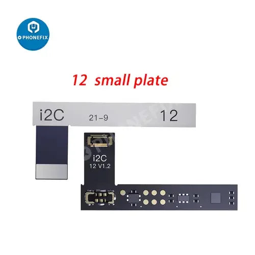 PhoneFix i2C BR KC01 battery data corrector tool for iPhone 11 to 15 Pro Max, used for battery testing and data correction.