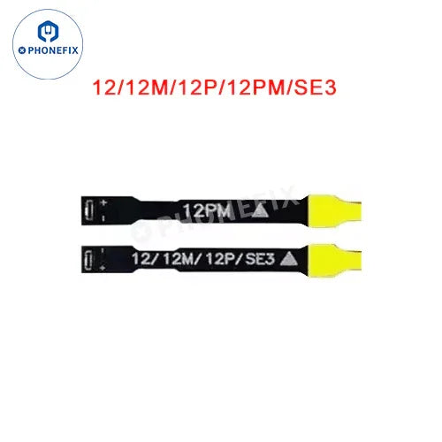PHONEFIX W09 Pro Battery Tester tool for iPhone 11-15, showing battery pop-up test without tag-on cable.