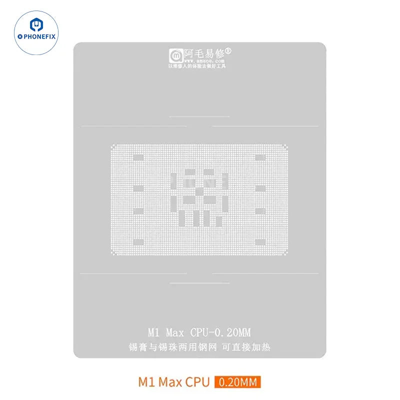 Plataforma de estañado de CPU PHONEFIX AMAOE para MacBook M1/M2/M3 Pro, plataforma de reballing BGA para reparación de CPU M1 MAX.