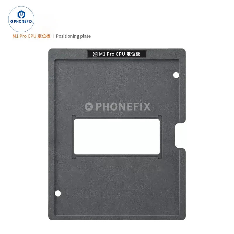 Plataforma de estañado de CPU PHONEFIX AMAOE para MacBook M1 Pro con capacidad de reballing BGA, utilizada para la reparación y el retrabajo de CPU.