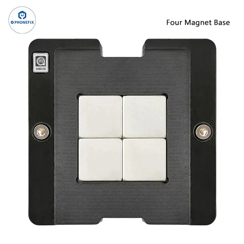Plataforma de reballing BGA de CPU PHONEFIX AMAOE para MacBook M1/M2/M3 Pro, utilizada para reballing y reparación de precisión.