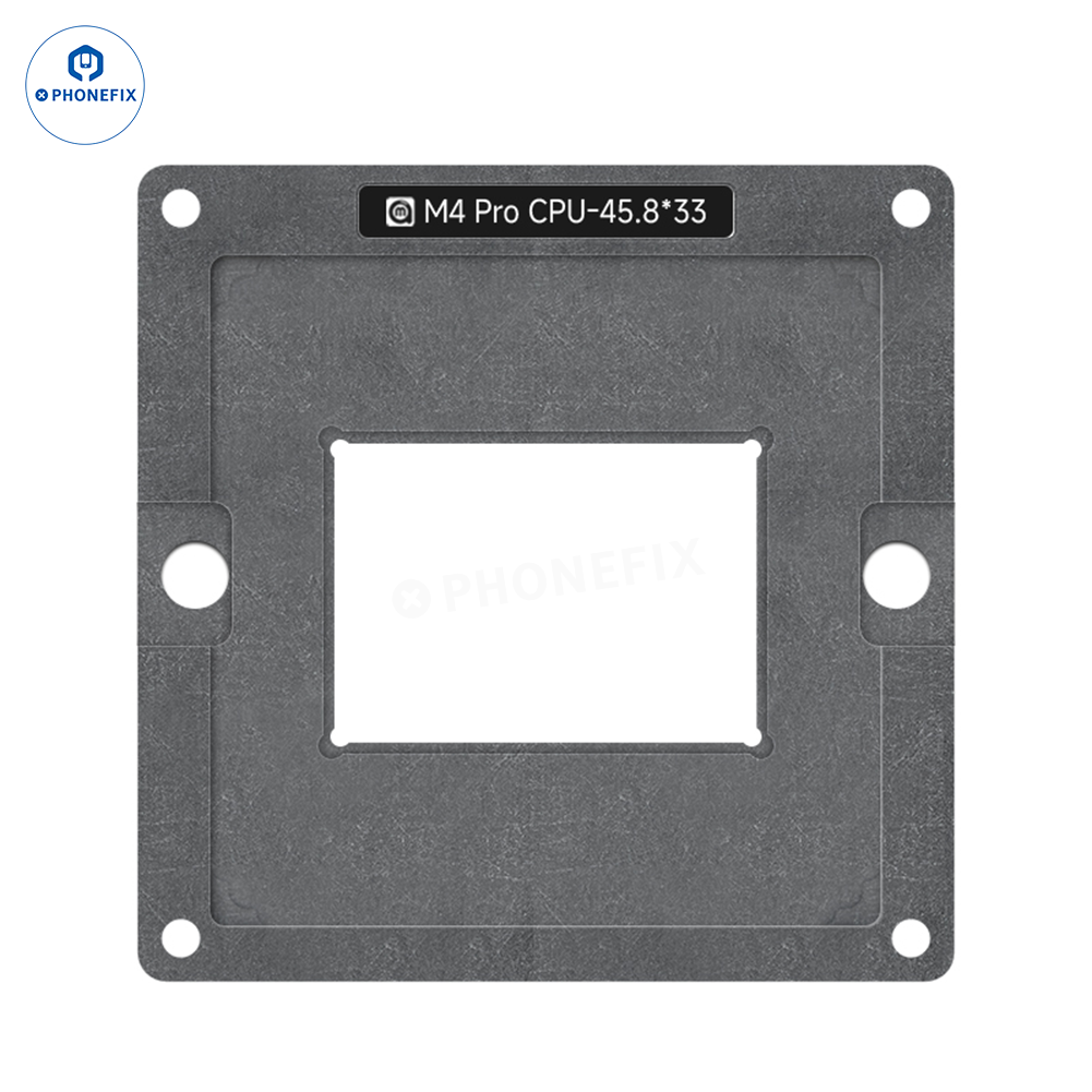 Plataforma de estañado de CPU PHONEFIX AMAOE para MacBook M1/M2/M3 Pro Plataforma de reballing BGA con placa metálica de precisión para retrabajo.
