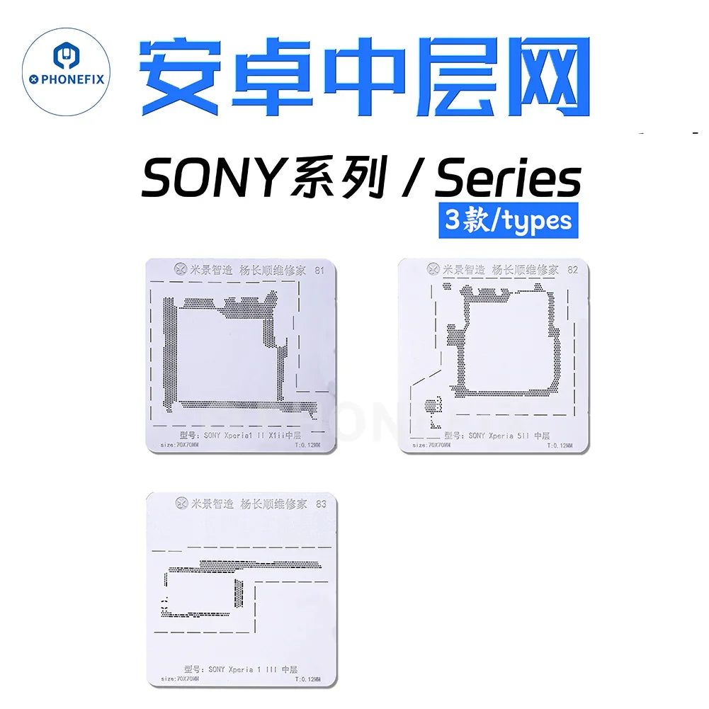 PhoneFix MIJING M21 BGA reballing platform with magnetic base for phone mid-frame reballing and repair.