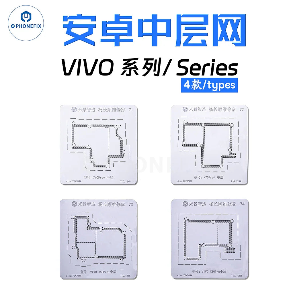 PhoneFix MIJING M21 universal magnetic BGA reballing platform for phone mid-frame reballing and repair.