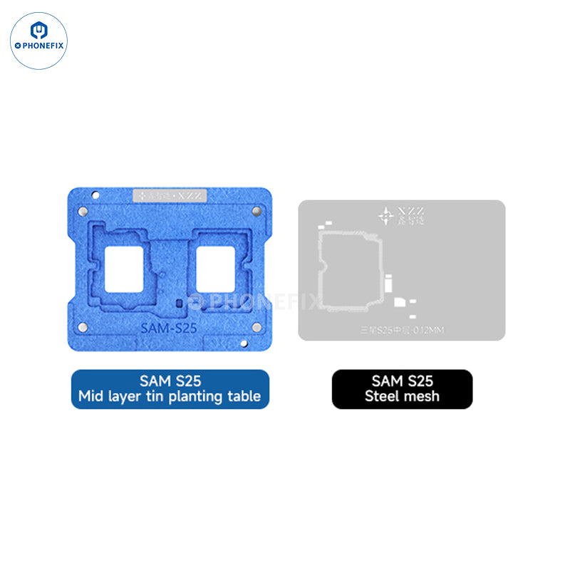 XZZ AR SAM Middle Layer Reballing Platform for Samsung S21 to S25 Ultra BGA reballing device by PHONEFIX.