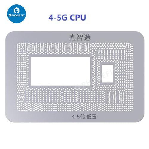 Kit de plantillas de reballing BGA de XinZhiZao para la reparación de MacBook Air y Pro, con plantilla de precisión para procedimientos de reballing de CPU.