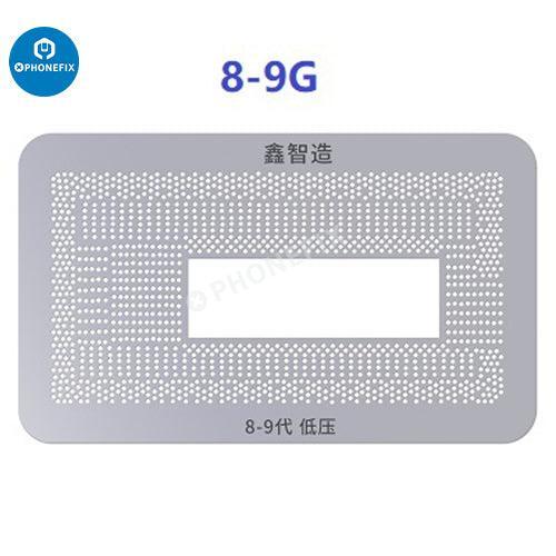 Kit de plantillas de reballing BGA de CPU XinZhiZao para reparación de MacBook Air y Pro, con plantilla metálica de precisión y juego de herramientas de PHONEFIX.