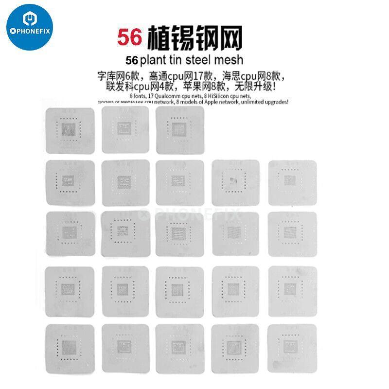 Amaoe BGA Reballing Stencil for EMMC, EMCP, UFS IC chips used in phone soldering, by PHONEFIX.