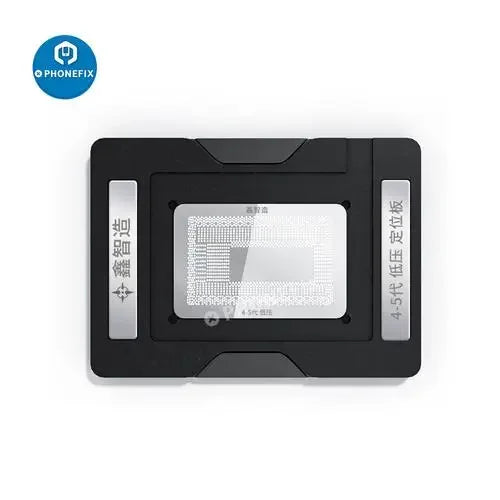 Kit de plantillas de reballing BGA de XinZhiZao para la reparación de chips de MacBook, utilizado para el reballing de CPU y el reemplazo de chips.