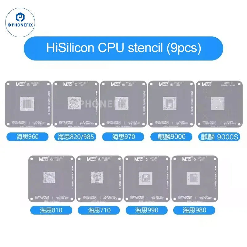 PHONEFIX MaAnt C1 Tin Planting Platform for iPhone with Qualcomm Hisilicon CPU, BGA reballing stencil, high-quality soldering aid