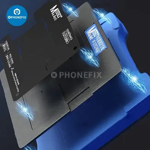 Phonefix BGA Reballing Stencil for iPhone X-14 Pro Max, MaAnt 0.12mm middle layer reballing platform, used for iPhone repair.