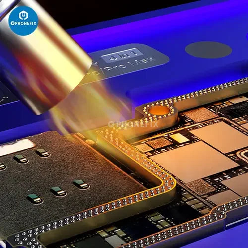 PHONEFIX BGA Reballing Stencil for iPhone 14 Pro Max, middle layer tin-planting platform, used for iPhone 14 Pro Max repair.