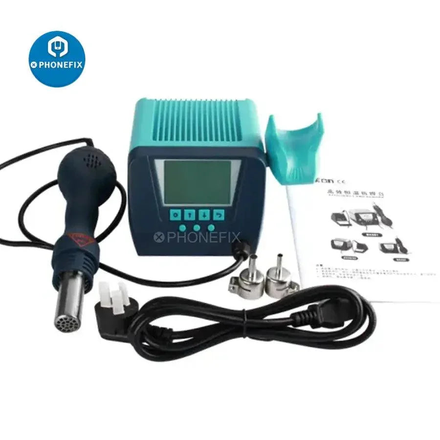 Bakon BK880 BGA rework station with hot air gun for lead-free desoldering and electronics repair by PHONEFIX.