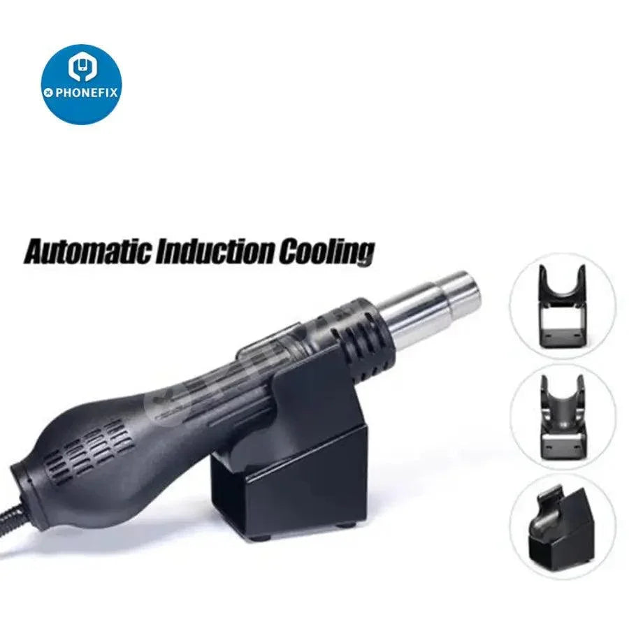 PHONEFIX YIHUA 8858 BGA Rework Station with portable hot air gun for soldering and rework tasks, 110V US model