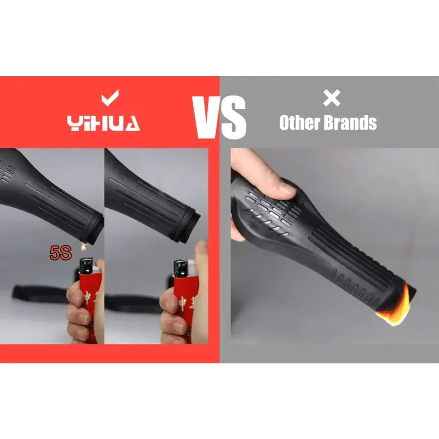 YIHUA 8858 BGA rework station by PHONEFIX with portable hot air gun for soldering and reworking electronic circuit boards.