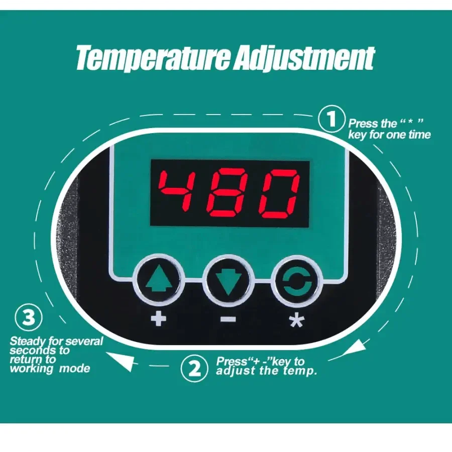 YIHUA 8858 BGA Rework Station by PHONEFIX with portable hot air gun for soldering and rework tasks.
