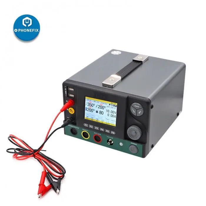 PHONEFIX DES H95 BGA Rework Station with multifunctional integrated soldering and rework tools, compact design, and digital controls.
