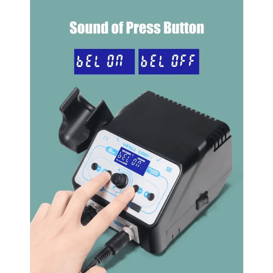YIHUA 8786D Hot Air Soldering Station by PHONEFIX, BGA rework station with digital controls for soldering and rework tasks.