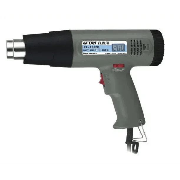 PhoneFix BGA rework station with Atten AT-A822D hot air gun, adjustable temperature, and controlled heat for precise PCB rework.