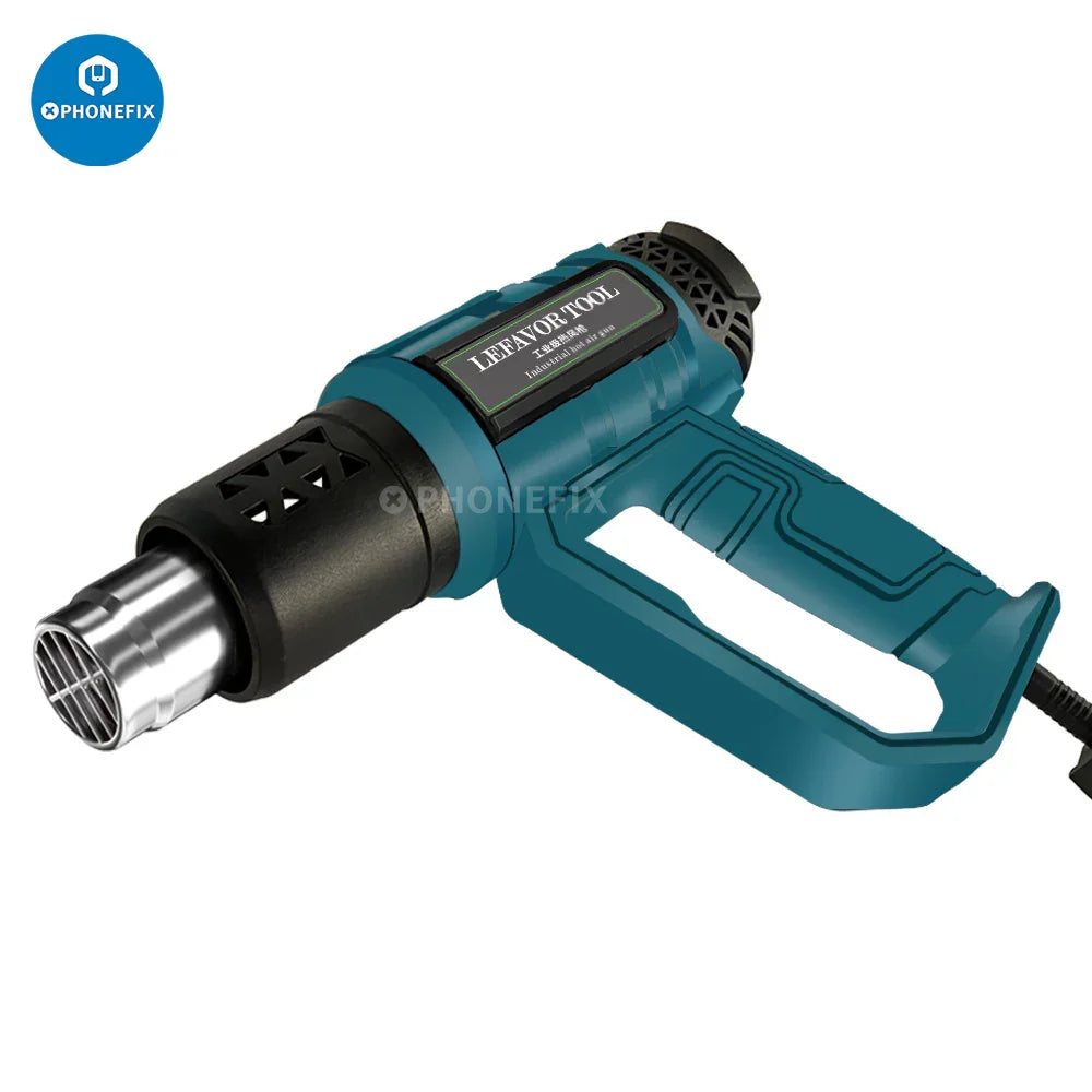 PHONEFIX Atten BGA Rework Station with controlled heat hot air gun, variable temperature settings, used for electronics repair.