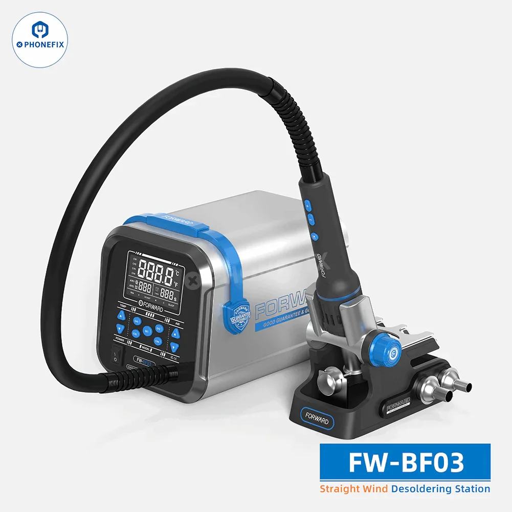 PHONEFIX FORWARD FW-BF03 FW-BF04 1300W BGA Rework Station with hot air desoldering tool and digital controls