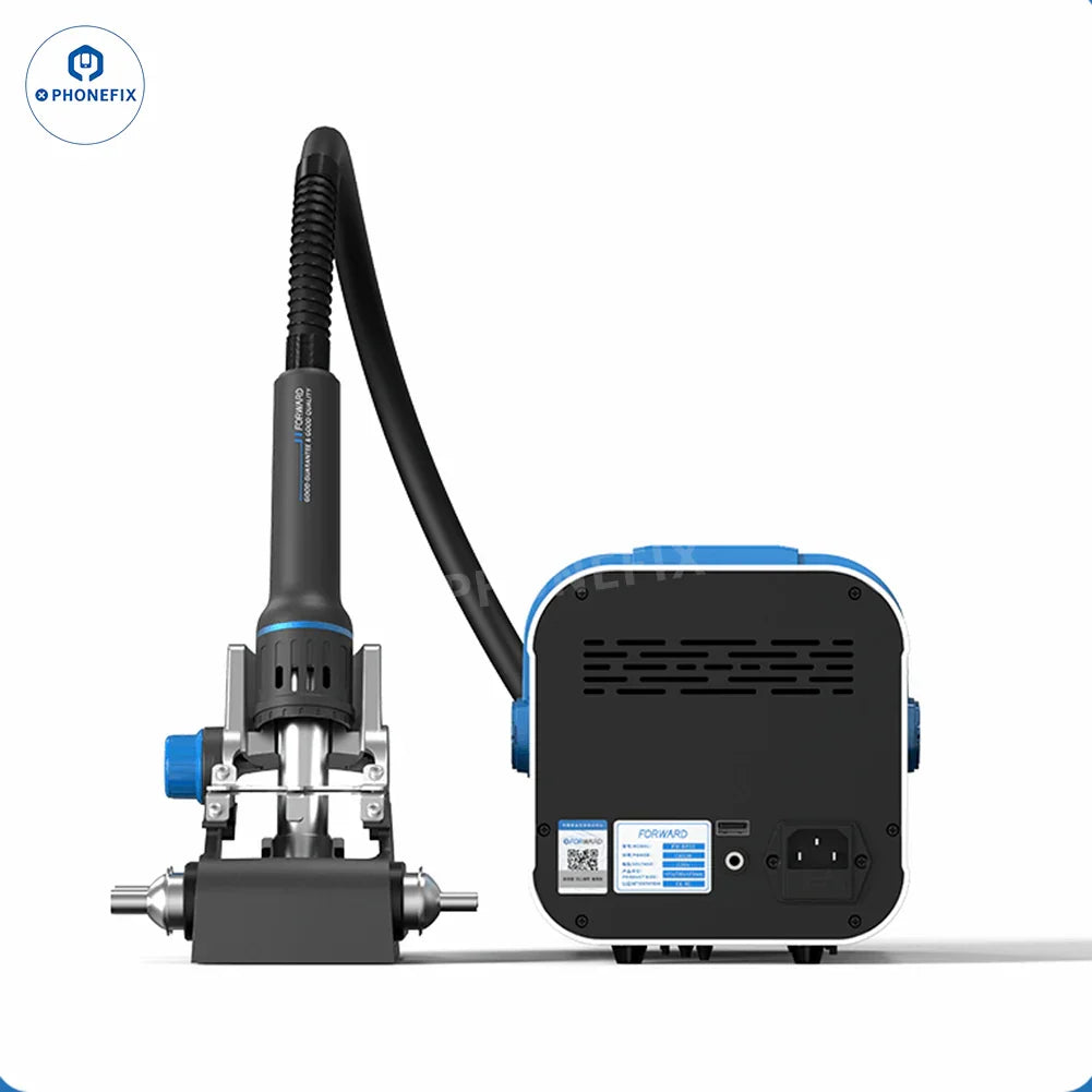PHONEFIX BGA Rework Station FW-BF03 FW-BF04 1300W hot air desoldering station with digital controls and adjustable temperature.