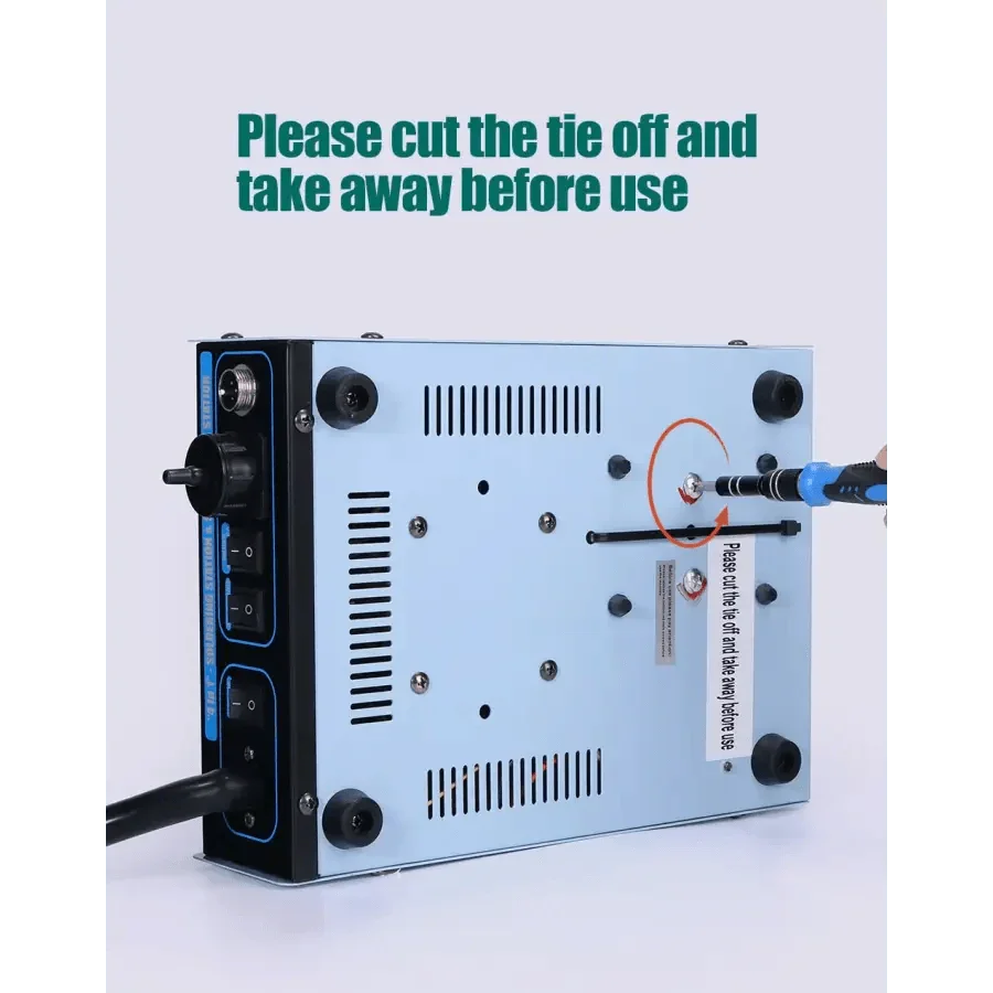 PHONEFIX 992DA+ Hot Air BGA Rework Station with solder vacuum pen, compact electronic repair equipment with digital controls.
