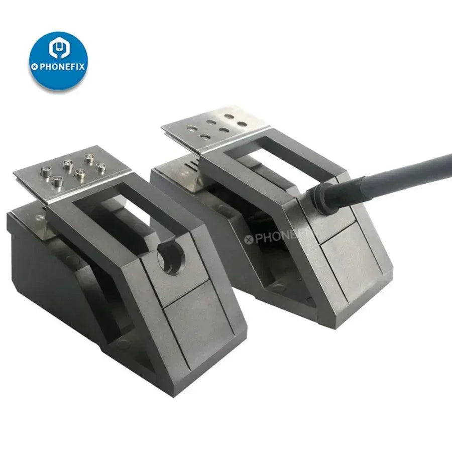 Quick TR1100 180W ESD hot air soldering rework station for BGA repairs, with digital controls and EU plug, by PHONEFIX.