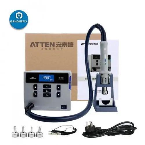 ATTEN ST-862D Lead-Free Hot Air Gun BGA Rework Station for PCB repair, by PHONEFIX, with digital controls and precision airflow.