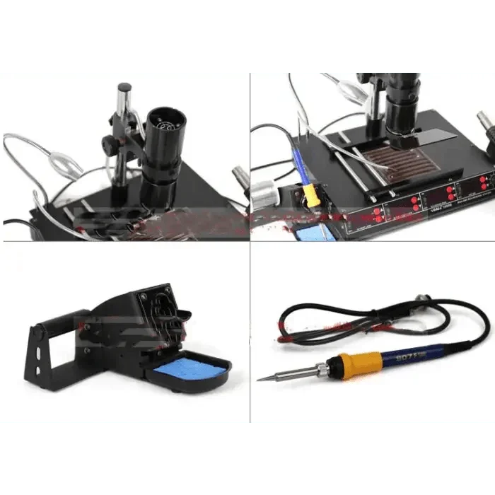 YIHUA 1000B Infrared BGA Rework Station by PHONEFIX for reballing and desoldering BGA chips, featuring infrared heating technology.