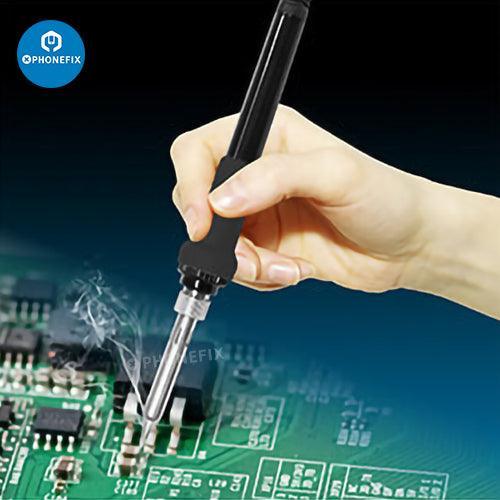 PhoneFix ATETOOL AE689A BGA Soldering Station for phone PCB repair, compact smart soldering station with digital controls.