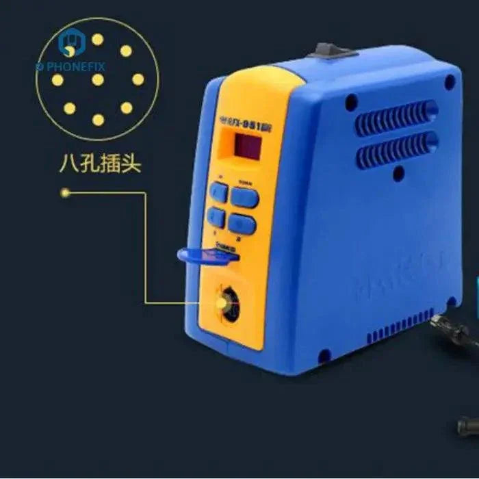 Phonefix BGA soldering station Hakko FX-951 with 70W power, ideal for circuit board soldering and electronics repair.