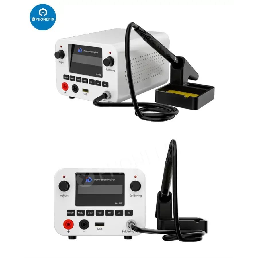 PHONEFIX TBK D-1202 Power BGA Soldering Station with T12 2-in-1 soldering iron for precise electronics repairs.