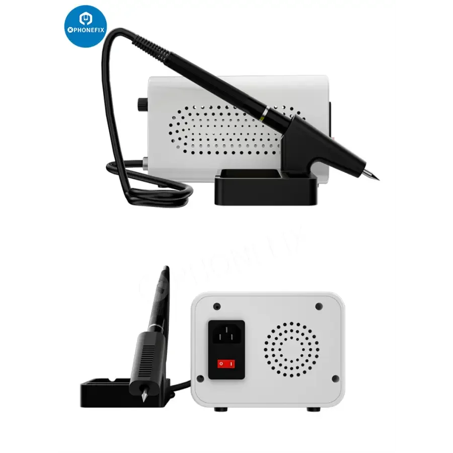 PHONEFIX TBK D-1202 Power BGA Soldering Station with T12 soldering iron, 2-in-1 machine for precise electronics repair.