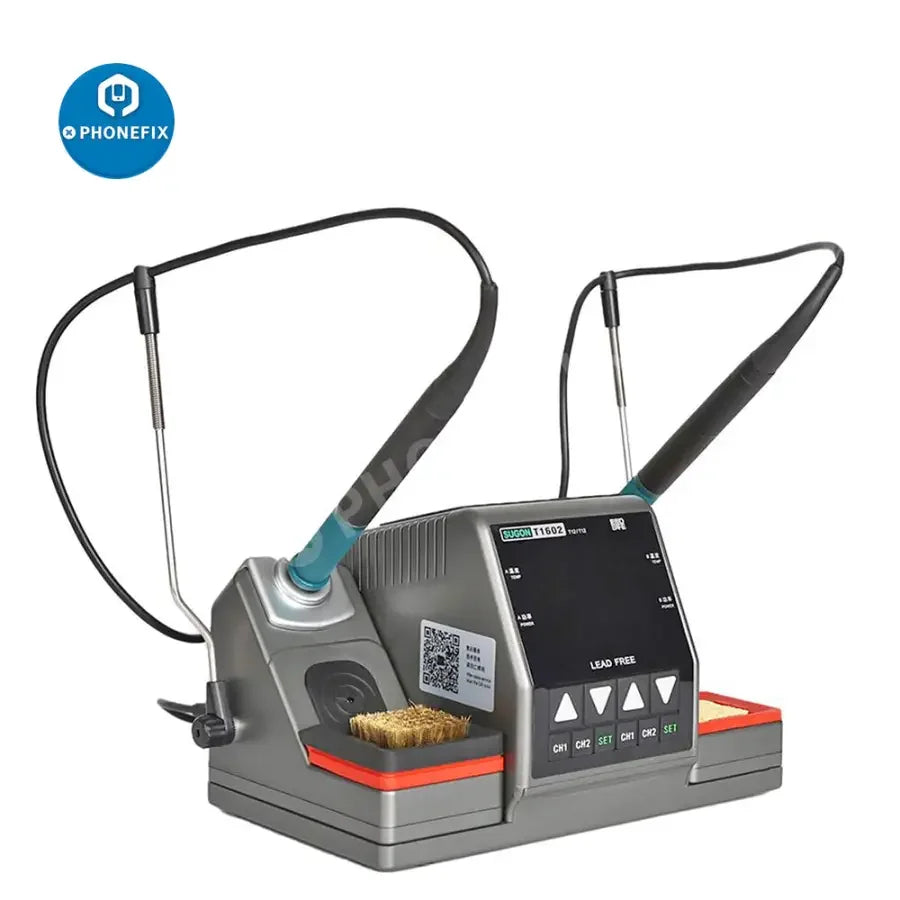 PHONEFIX SUGON T1602 BGA Soldering Station for PCB and IC repair with lead-free soldering rework capabilities.