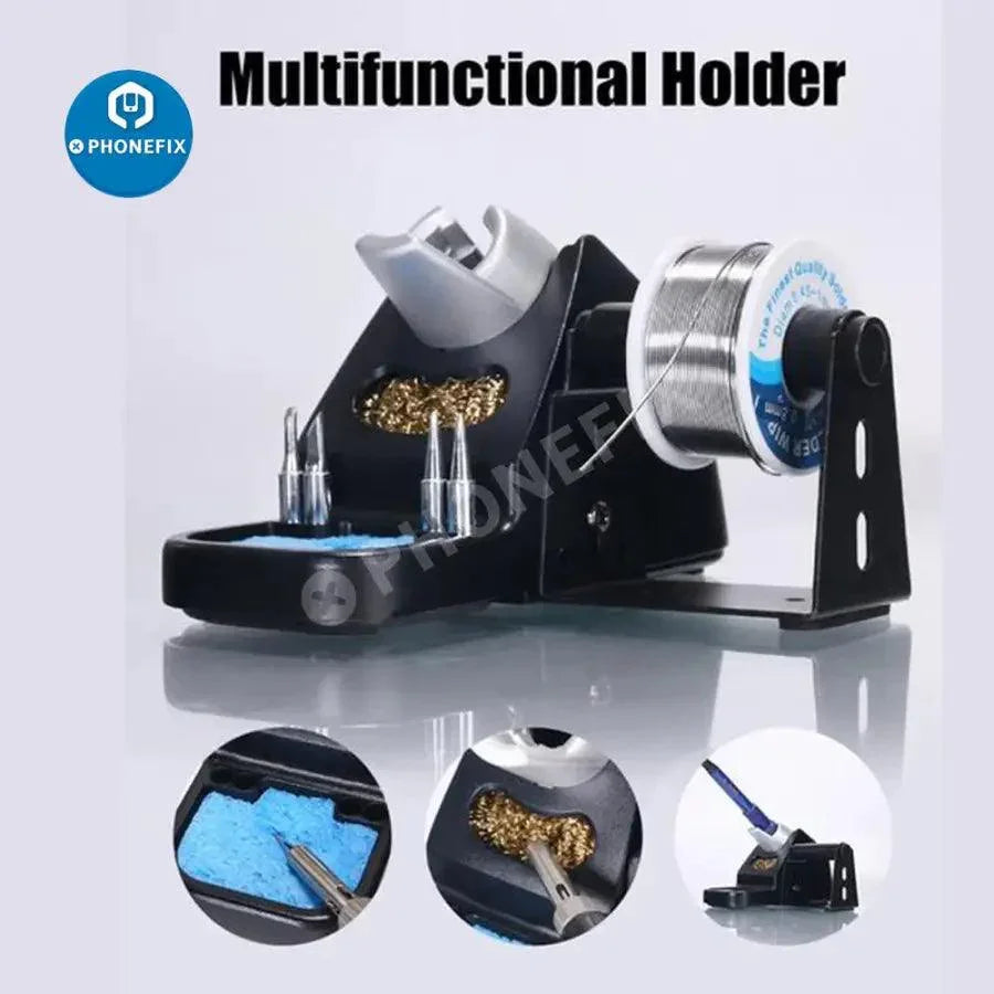 YIHUA 995D+ SMD soldering station with hot air gun for BGA rework, compact electronic repair tools, PHONEFIX brand.
